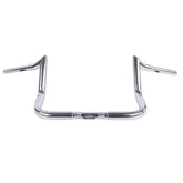 FATFLEX 1-1/4" Chrome 10" Bagger Handlebars For Harley Touring and Bagger 1996-UP